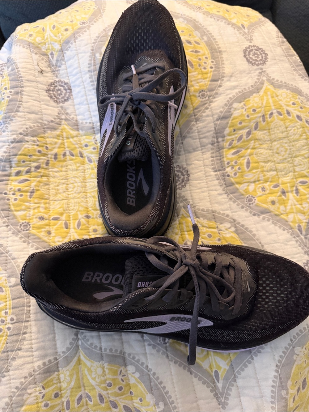 Brooks Women’s Ghost Running Shoes - Dark Gray with Light Gray Accents